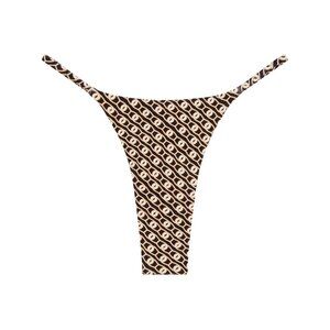 NWT Monday Swimwear Brazil thong in Geo Lynx - XS / P